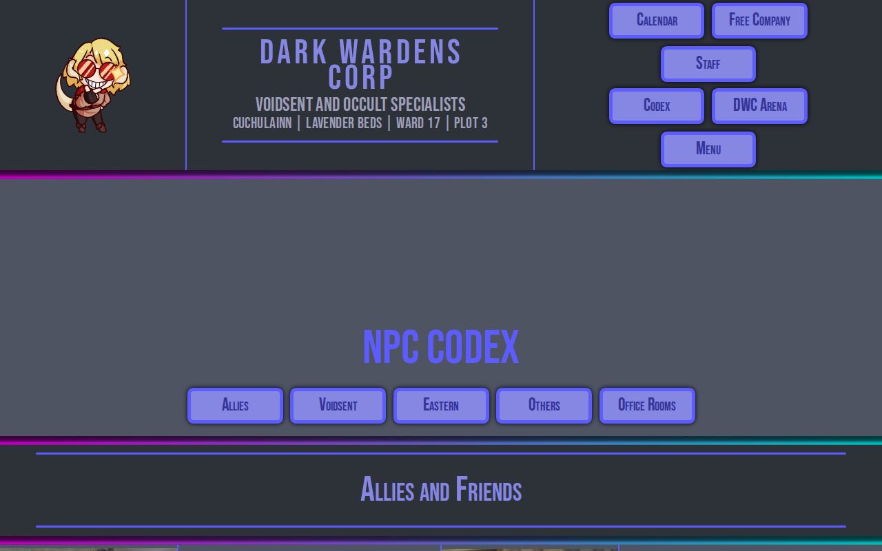 DWC NPC Codex